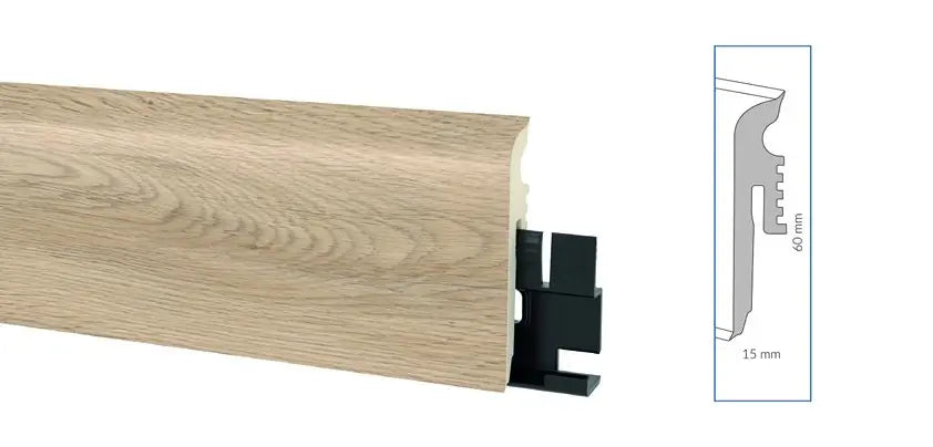 Перваз Arbiton VIGO 60×15мм, 2.20м -158 Monument Oak