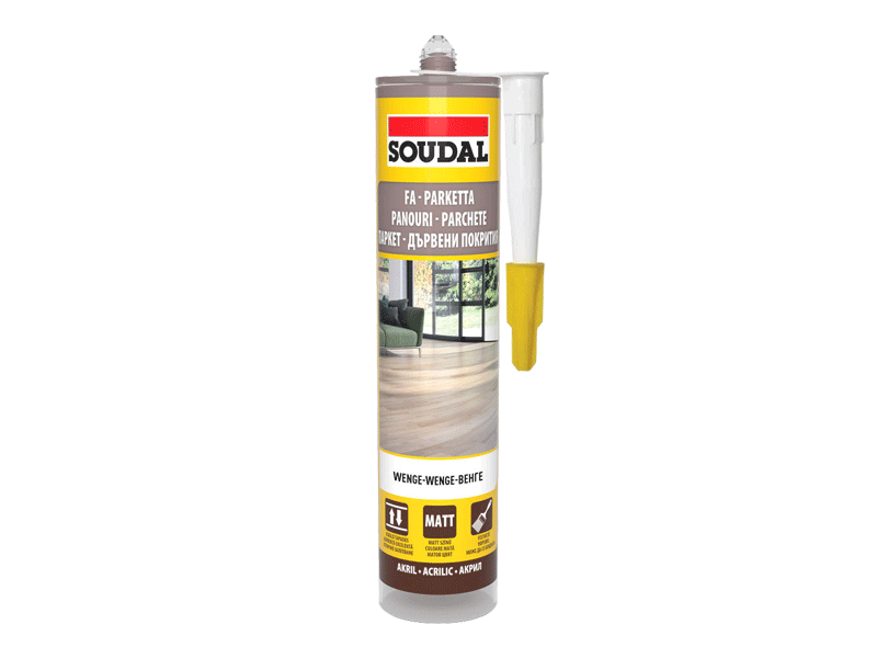 Силикон Судал за паркет 280мл SOUDAL венге