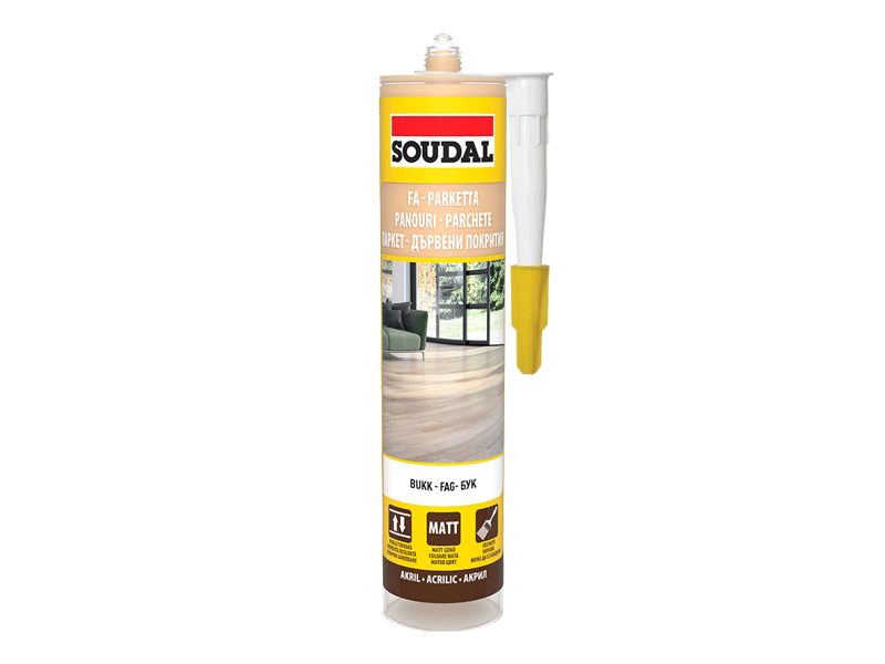Силикон Судал за паркет 280мл SOUDAL бук