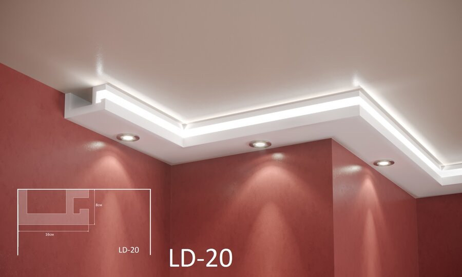 Профил за Скрито осветление LD-20