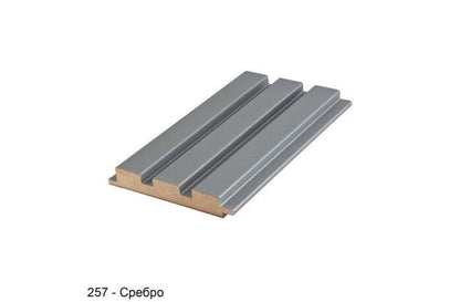 МДФ стенен профил AGT 01PА.3771  257 - Сребро