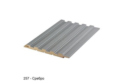 МДФ стенен профил AGT 01PА.3783 / 257 - Сребро
