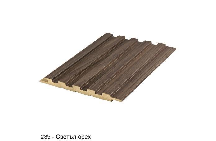 МДФ стенен профил AGT 01PА.3783 / 239 - Светъл орех