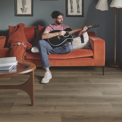 Ламиниран паркет Дъб кафяв, изчеткан 4766 Quick Step