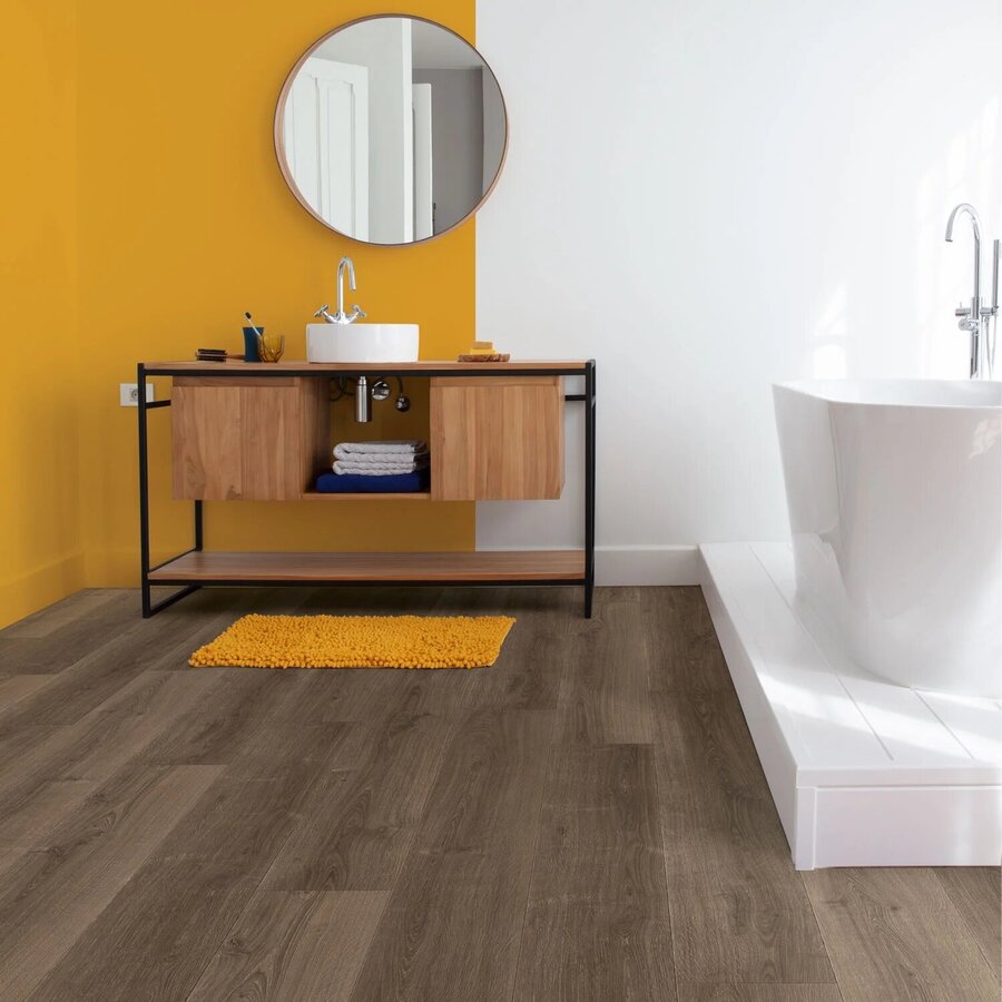 Ламиниран паркет Дъб кафяв, изчеткан 4766 Quick Step