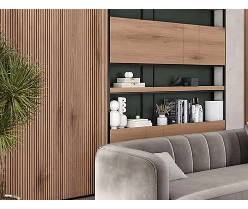 АКУСТИЧНИ СТЕННИ ПАНЕЛИ МДФ К688 17x600x2600мм NATURAL CANELLA