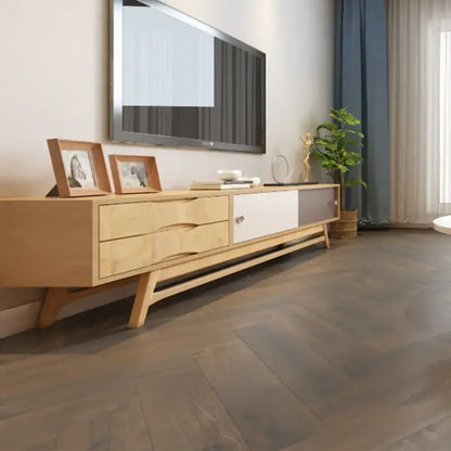 SPC HERRINGBONE - дъб кафе, 6,5 мм. с вградена подложка