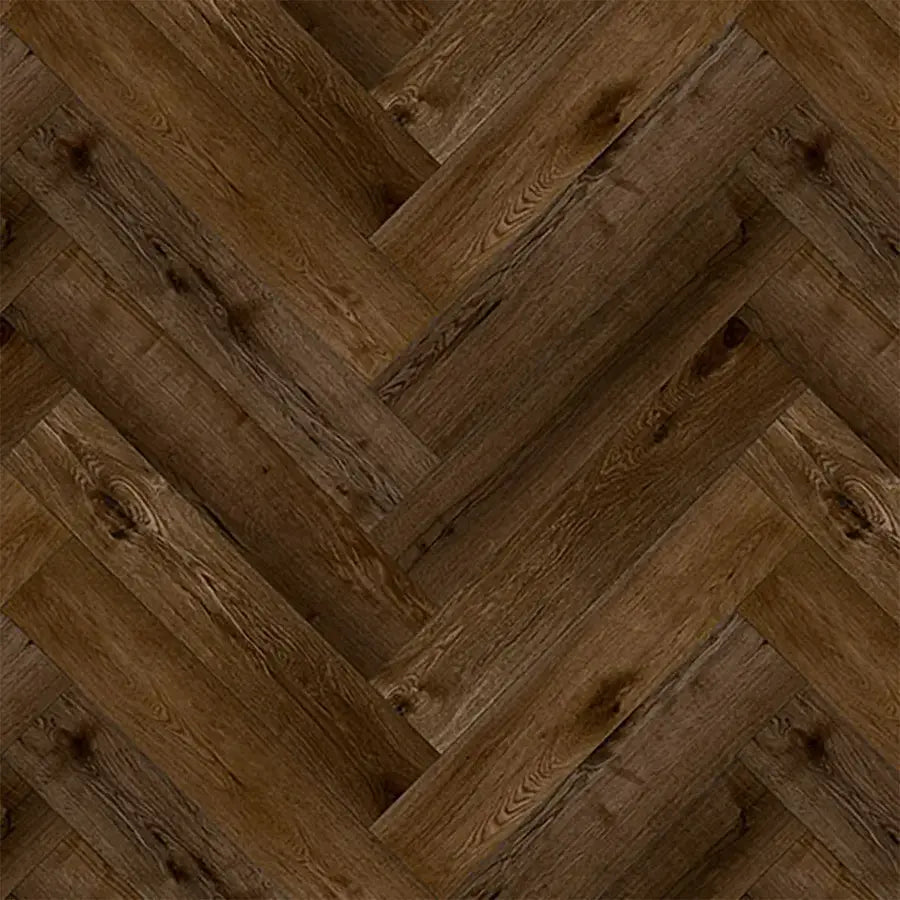 SPC HERRINGBONE - дъб кафе, 6,5 мм. с вградена подложка
