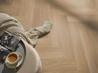 SPC настилка COREPEL Herringbone S41522MT Warm Oak 730x146x6mm 33/AC5, вградена подложка