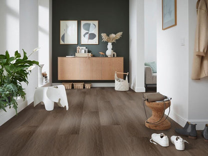 SPC настилка COREPEL Wood S41392MT Brown Oak 1522x225x6mm 33/AC5, вградена подложка