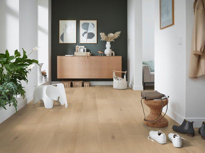 SPC настилка COREPEL Wood S41442MT Pure Oak 1522x225x6mm 33/AC5, вградена подложка
