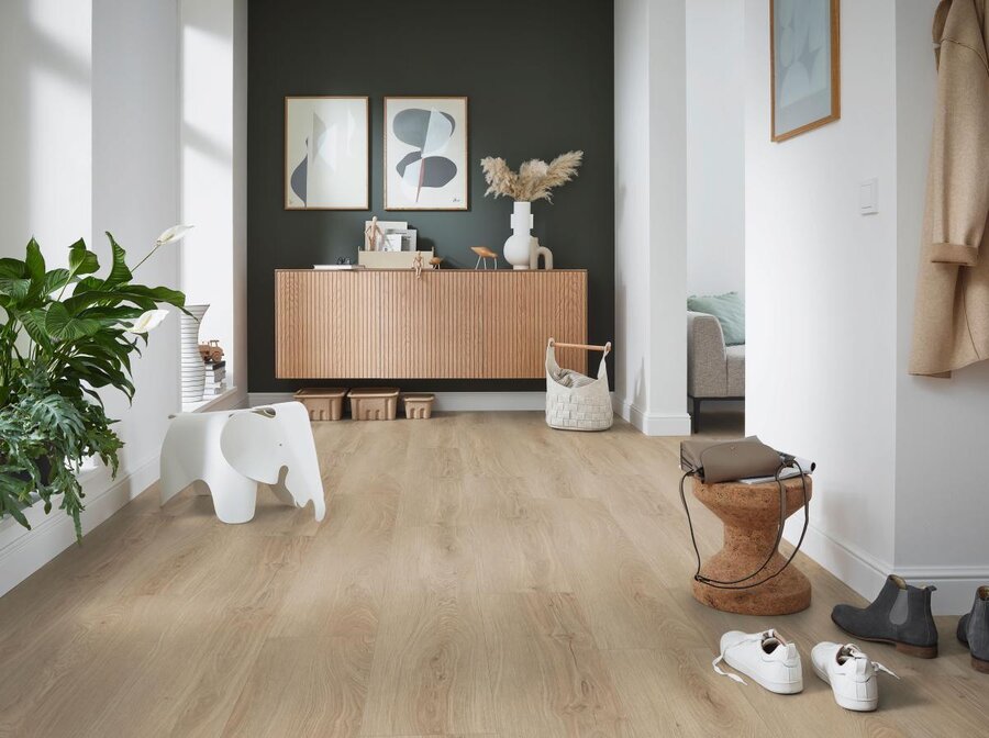 SPC настилка COREPEL Wood S41482MT Vintage Oak 1522x225x6mm 33AC5, вградена подложка