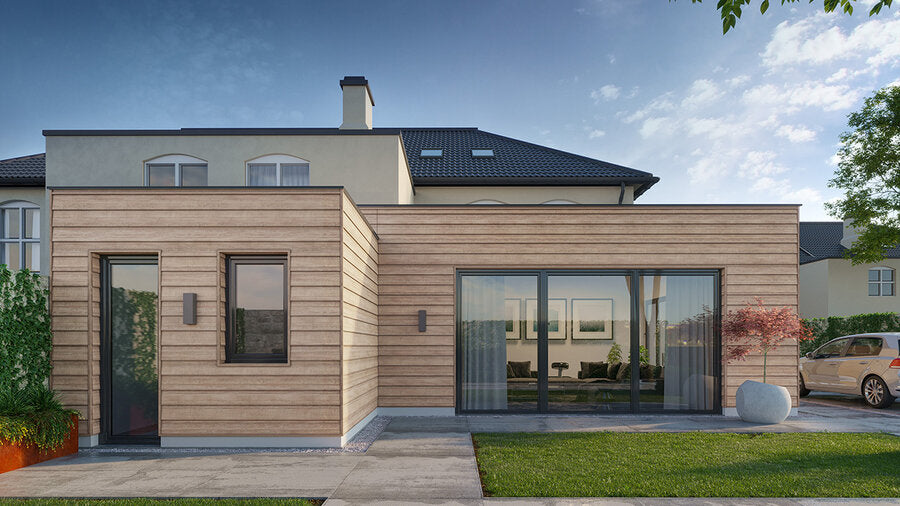 Фасадна облицовка Kerrafront, Wood Effect, Malt Oak, единичен панел