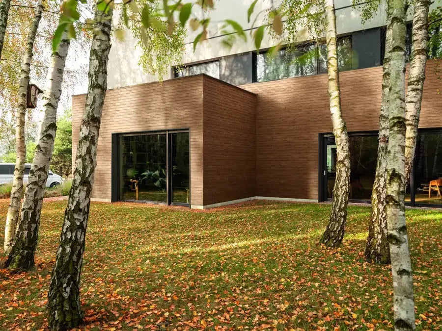 Фасадна облицовка Kerrafront, Wood Effect, Malt Oak, четворен панел