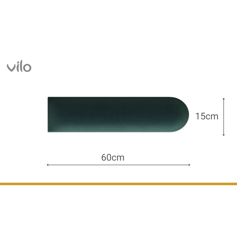 Тапицирани панели Oval BOTTLE GREEN