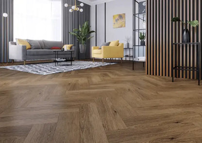 AMARON HERRINGBONE - SPC настилка Herringbone GEORGETOWN OAK 5мм