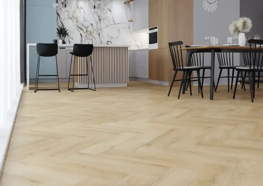 AMARON HERRINGBONE - SPC настилка Herringbone PRESTON OAK 5мм