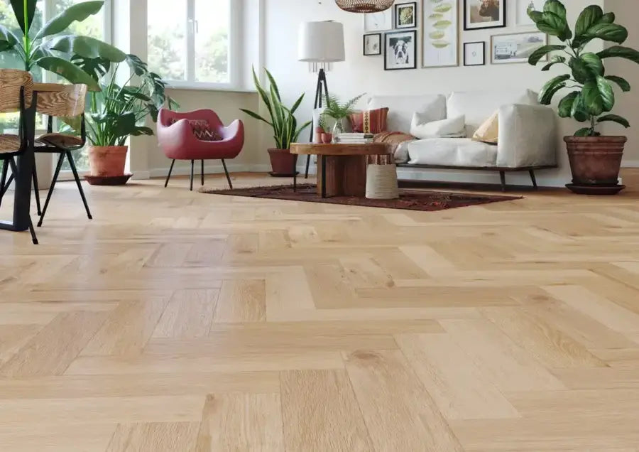 AMARON HERRINGBONE - SPC настилка Herringbone WEMBLEY OAK 5мм