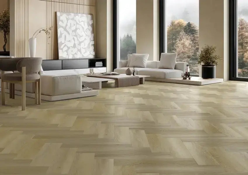 AMARON HERRINGBONE - SPC настилка Herringbone JOHANNES OAK EIR 5мм