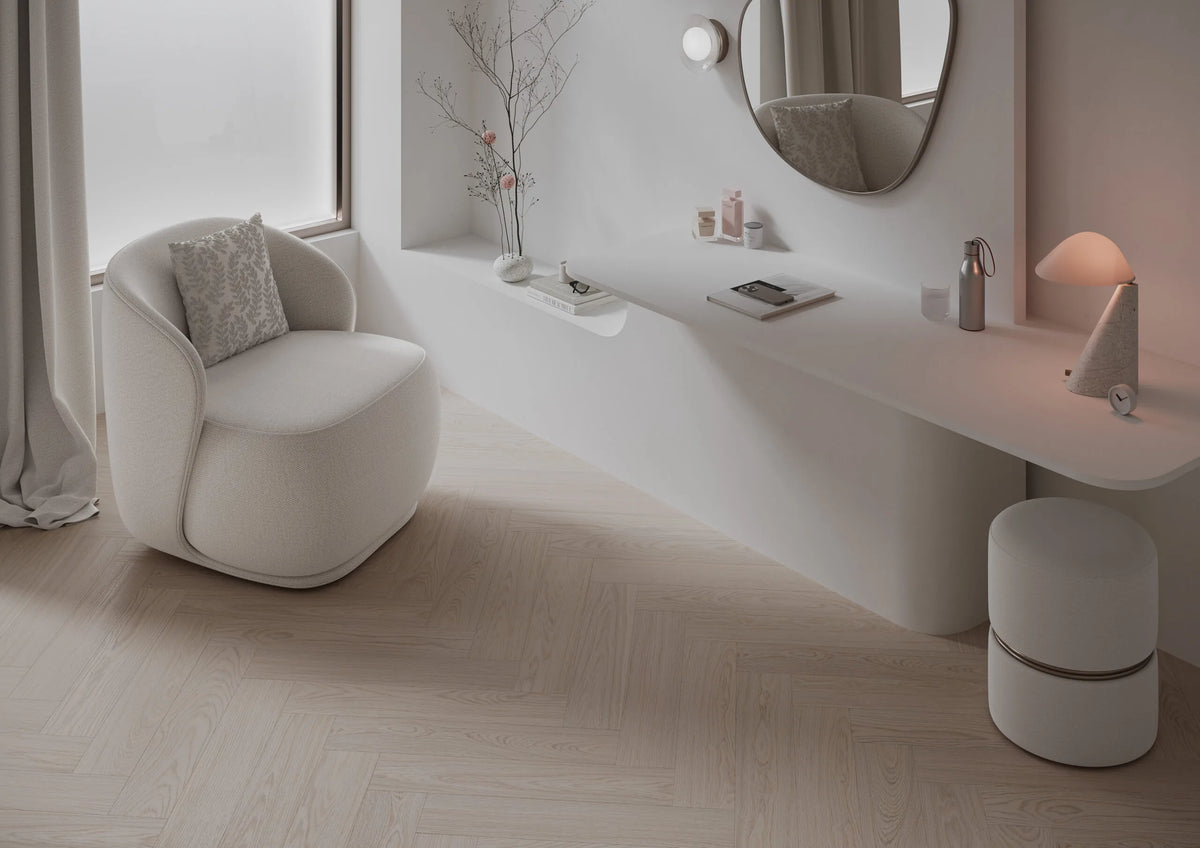 Винилова настилка SPC Дъб Silk Рибена Кост DP5000030
