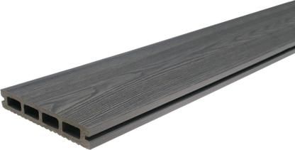 WPC Декинг Gardin Solid Сребристо, фладеррифелована