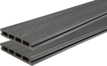 WPC Декинг Gardin Solid Сребристо, фладеррифелована
