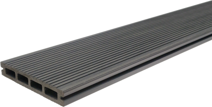 WPC Декинг Gardin Solid Сребристо, фладеррифелована